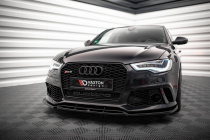 Audi A6 (RS6 Look-front) C7 2011-2017 Frontläpp / Frontsplitter Maxton Design
